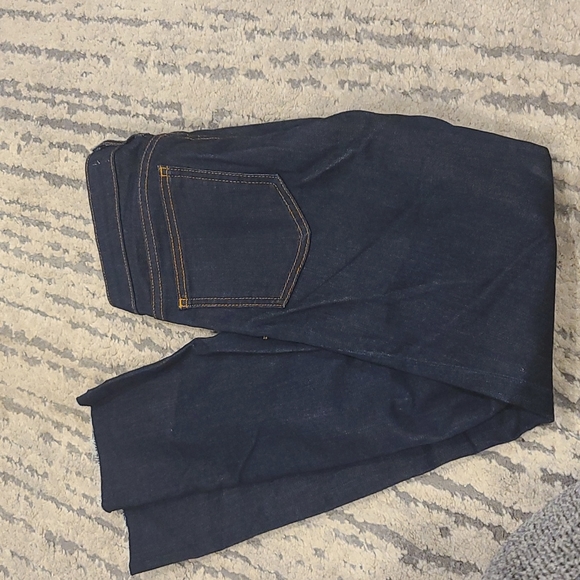 Acne Studios Kex Soft Raw Skinny Jeans Raw Hem, Dark Wash - Picture 6 of 9